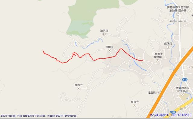 神奈川県伊勢原市聖峰山頂移動